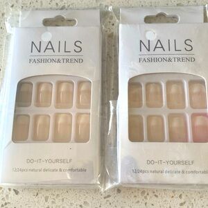 French Tip Nails 2 brand new packages 24 PC